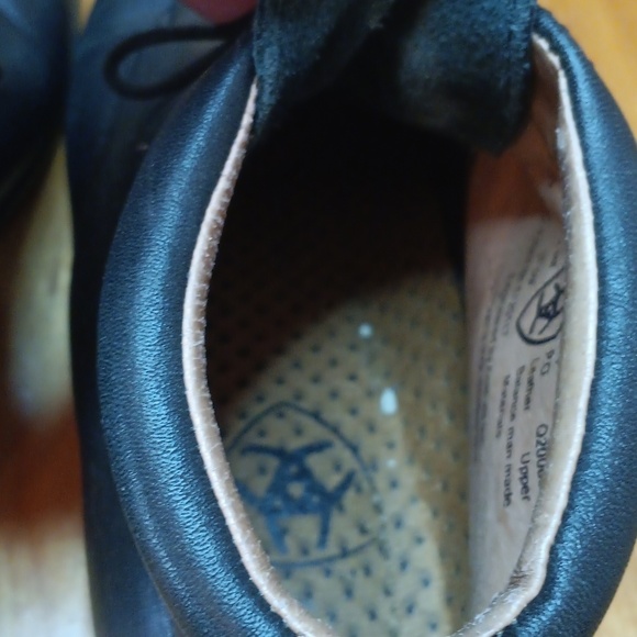 Ariat Black Leather Boots Classic Style Womens Size 7 - Picture 7 of 12